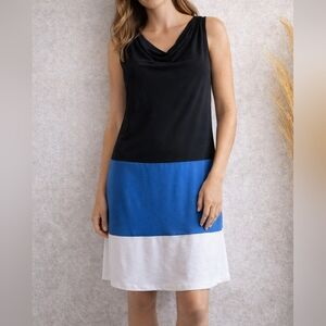 Michael Kors Dress Size M Black Blue White